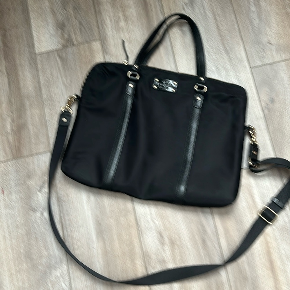 Black Kate Spade classic laptop, briefcase